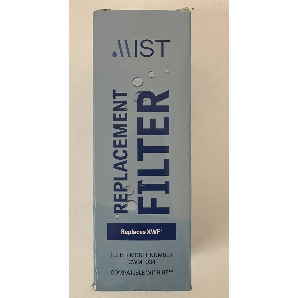 Mist Refrigerator Water Filter Replacement GE XWF‎ Compatible CWMF034 White